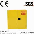 Safety Yellow Powder Coated Flammable Laboratory Chemical Storage Cabinets
